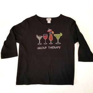 Isaac's Designs Cocktail Bling Top